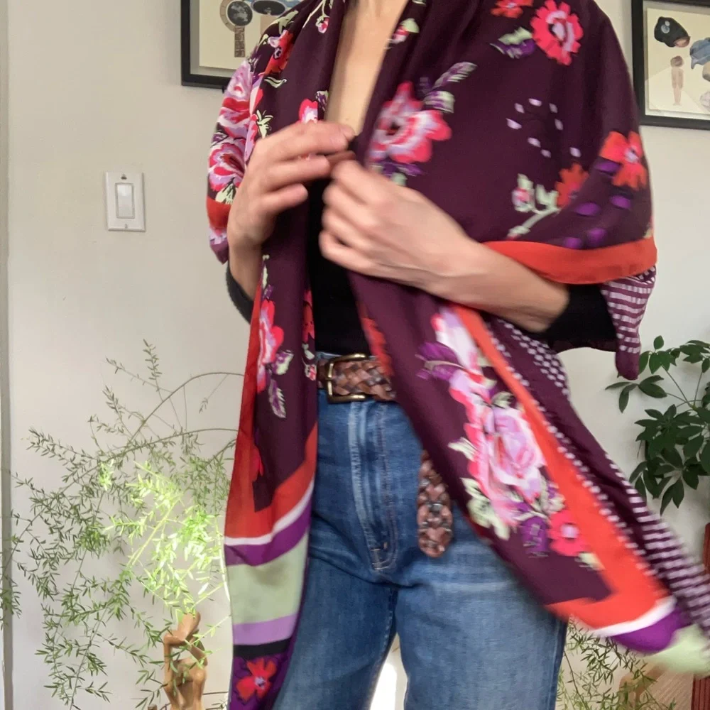 Free People Gorgeous Oversized Square Scarf - Picture 5 of 5